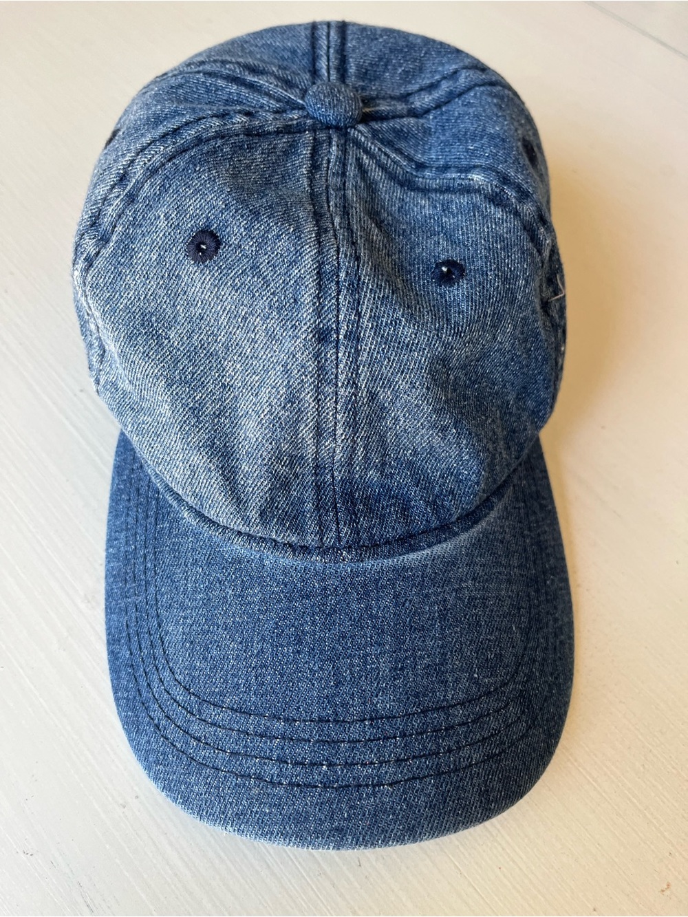 Women’s Denim Baseball Cap - Blue